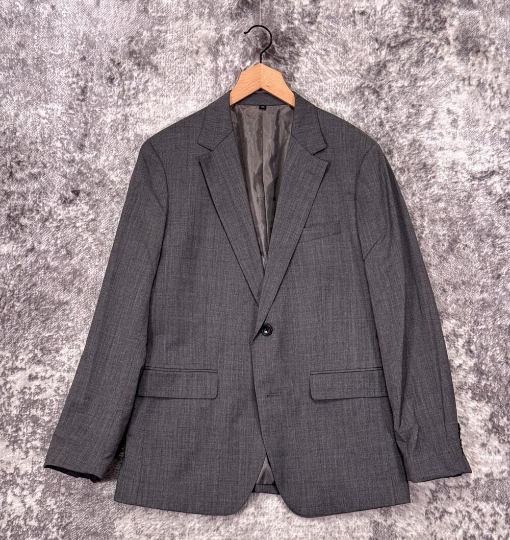 Bonobos Blazer 40R Mens Slim Fit Gray Wool Suit Jacket